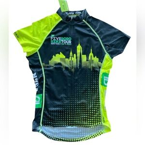 Primal Women’s Cycling Jersey XS | Black Green Short Sleeve NWT